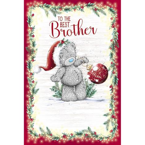 To The Best Brother Me to You Bear Christmas Card £2.49